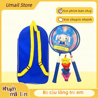 🛡️Vợt cầu lông cho trẻ em, bộ dụng cụ (2 miếng) với 3 quả bóng. Thích hợp cho trẻ mới bắt đầu