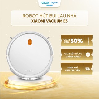  Robot hút bụi lau nhà Xiaomi Vacuum E5 - Lực hút 2000Pa - Ba cấp độ hút giúp làm sạch sâu lông tóc 