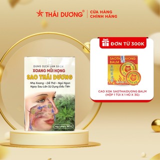 Dung dịch làm sạch xoang mũi họng Sao Thái Dương