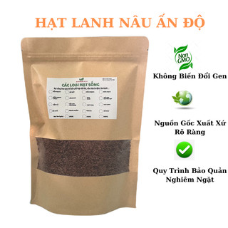 Hạt lanh nâu làm sữa hạt rang ăn ủ tóc làm đẹp