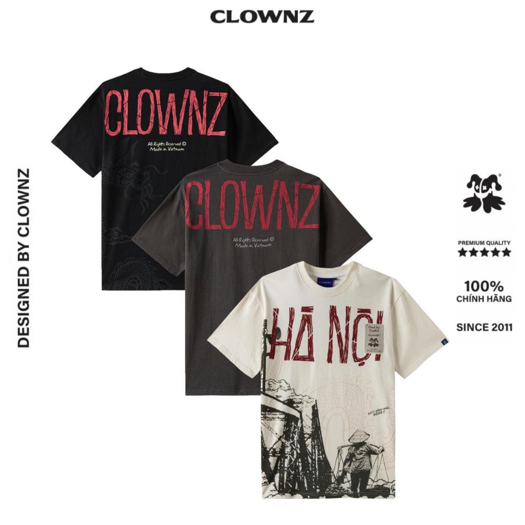 [LIMITED] Áo thun trơn tay lỡ local brand ClownZ Hà Nội phông cổ tròn form rộng cotton unisex nam nữ nhiều màu | BigBuy360 - bigbuy360.vn
