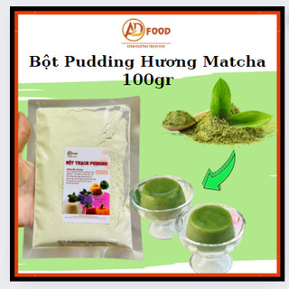 100gr bột thạch pudding vị matcha mẫu thử