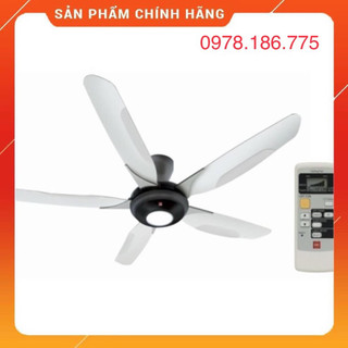 Quạt trần 5 cánh điện cơ thống nhất vinawind qt1500x có điều khiển xa, bảo hành chính hãng 12 tháng