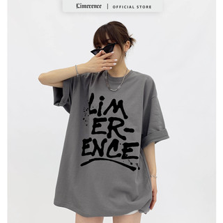 Áo thun form rộng LIMERENCE Basic Tee graffiti vải cotton cao cấp co giãn, dày dặn Local Brand