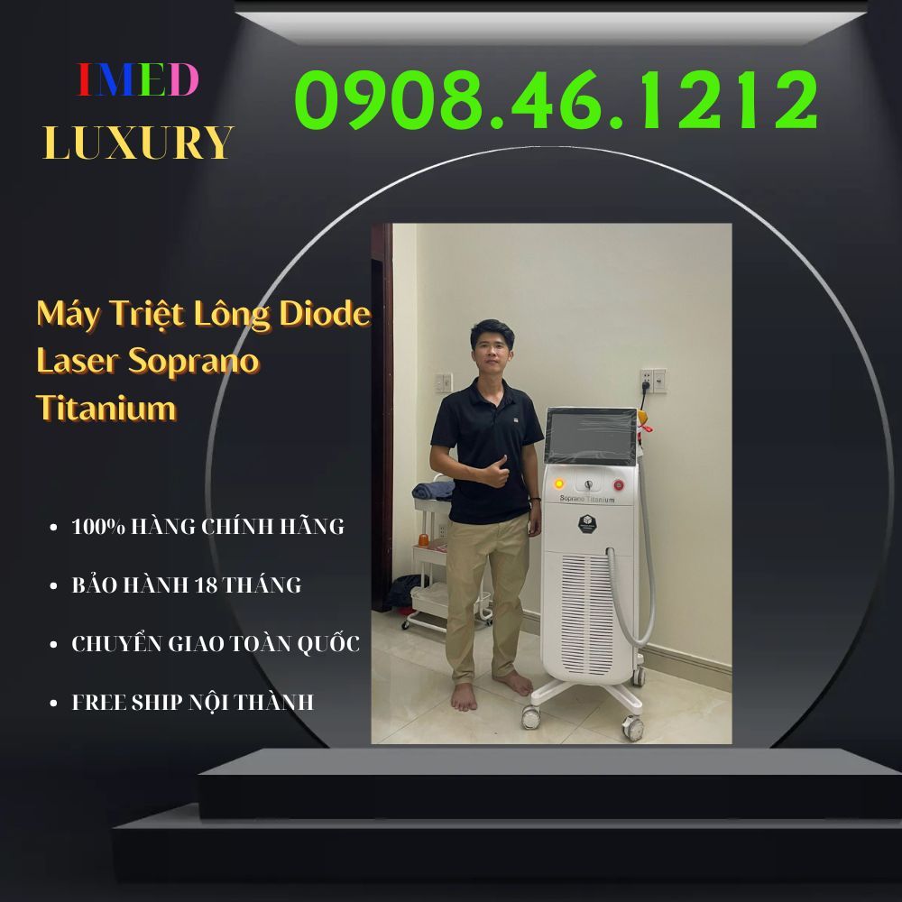 Máy Triệt Lông Diode Laser Soprano Titanium Hàng Chính Hãng [IMED LUXURY]