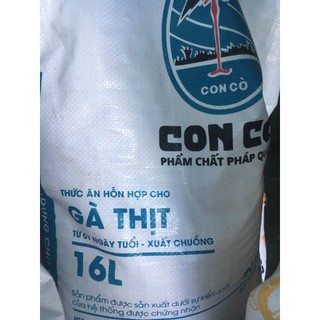 Cám gà con 16l - cám gà đẻ c24 con cò - thương hiệu pháp quốc