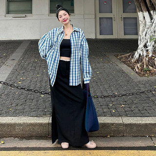 SET CHÂN VÁY LINEN + SƠ MI OVERSIZE