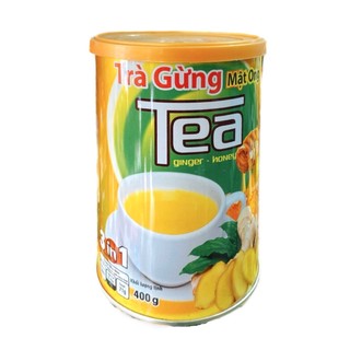 Trà gừng mật ong hòa tan Thanh Bình lon 400g