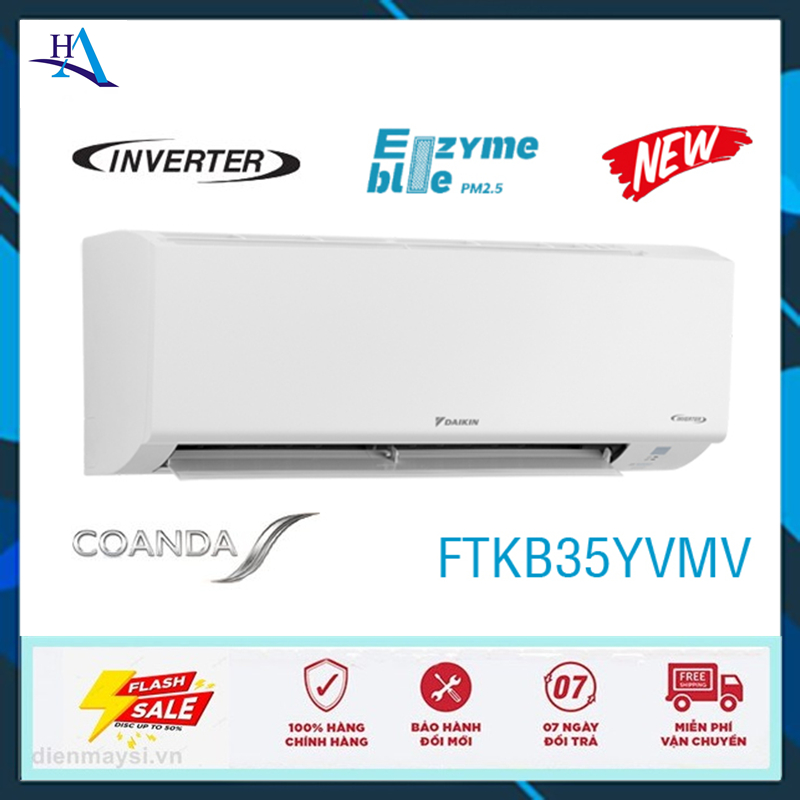 Máy Lạnh Daikin Inverter 1.5 HP FTKB35YVMV (Miễn phí giao tại HCM-ngoài tỉnh liên hệ shop)