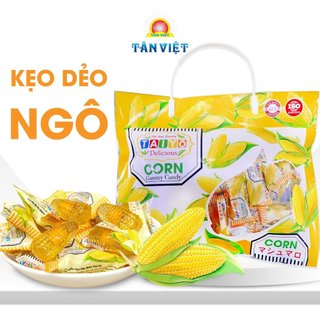 Kẹo dẻo trái cây vị cam, xoài, bắp tân việt thơm ngon hương trái cây 350g