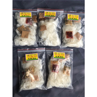 [COMBO 500g] 5gói bánh tráng phơi sương ỚT RIM MẬT ONG,muối sặc,hành phi ăn vặt ngon