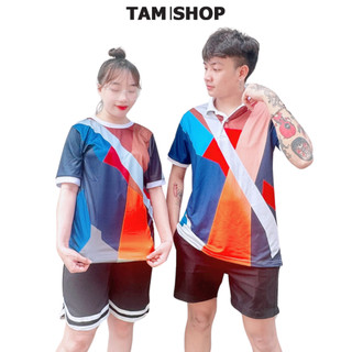 Áo thun Polo Họa Tiết nhiều màu Cao Cấp Đủ Size Nam Và Nữ TTMT