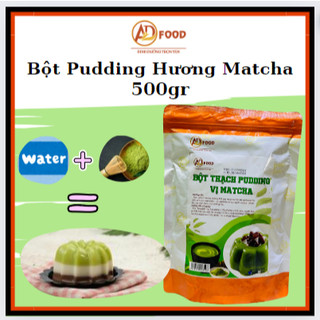Bột thạch pudding vị matcha thơm ngon dinh dưỡng 500gr