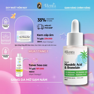 Serum Dưỡng Sáng Mờ Thâm Nám The Fleura Mandelic Acid 5% Niacinamide, Enzym Dứa (AHA)