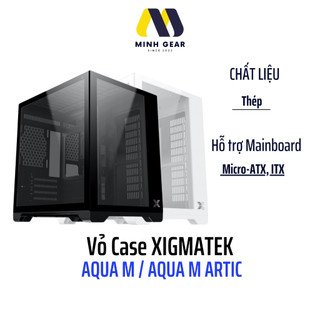 Vỏ case máy tính xigmatek aqua m / aqua m artic - premium gaming m-atx case
