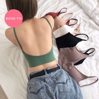 Áo Bra Nữ 2 dây - Áo Ngực Nữ hở lưng không gọng nâng ngực U36