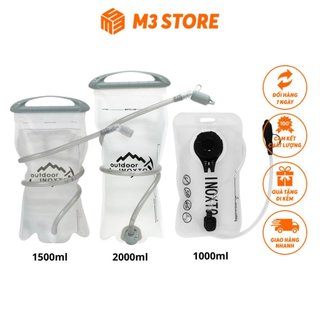 Túi Nước Chạy Bộ Leo Núi Đạp Xe Có Vòi Hút Tiện Dụng Bình Nước Tập Luyện Thể Thao 1L 1.5L 2L Inoxto