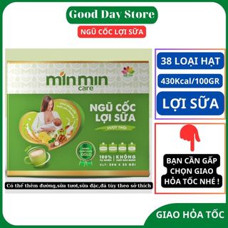 Ngũ cốc lợi sữa vượt trội Min Min Care,Dùng cho Mẹ mất sữa,ít sữa,sữa loãng có mong muốn tăng sữa và chất lượng sữa