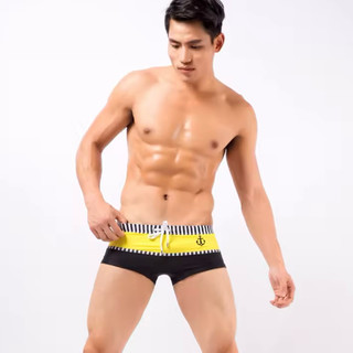 Quần bơi nam boxer thun co giản mềm size XL-3XL