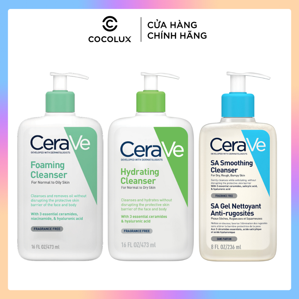 Sữa rửa mặt CeraVe Facial Cleanser Cocoshop