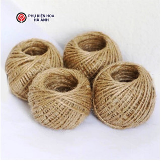 Cuộn dây thừng, dây cói handmade, decor bản nhỏ treo tranh ảnh, buộc hoa, buộc quà