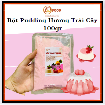 100gr bột thạch pudding trái cây mẫu dùng thử