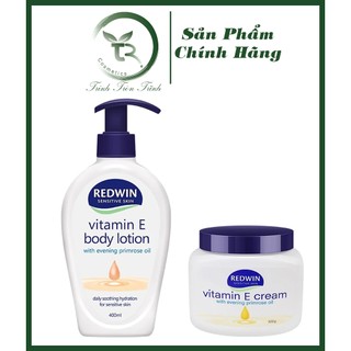 Kem dưỡng da mềm mịn redwin vitamin e cream 300g