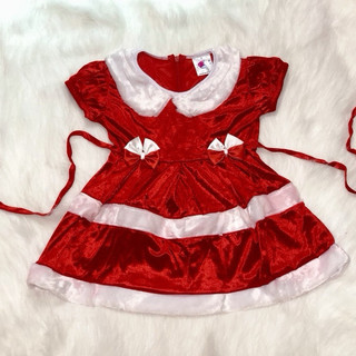 Thanh Lý đầm Noel nhung cho bé 2/3y
