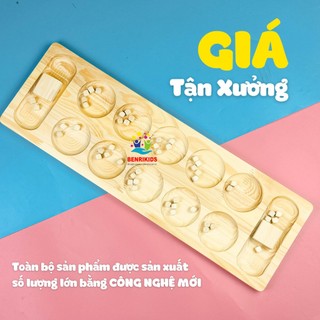 Bộ Đồ Chơi Ô Ăn Quan Bằng Gỗ Cho Bé Vừa Chơi Vừa Học Đếm Cùng Bố Mẹ Và Bạn Bè - Đồ Chơi BoardGame