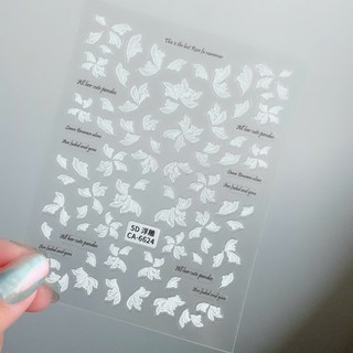Sticker Lụa 5D Nơ Dán Móng Mẫu Mới [HOT TREND]