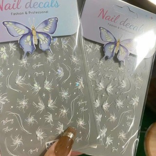 Sticker Lụa 5D Nơ Dán Móng Mẫu Mới [HOT TREND]