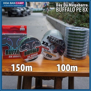 Dây dù megabarra buffalo pe 8x – 100/150m