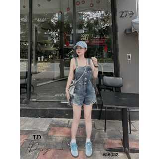 Short yếm Jean rách 28023 hàng Quảng Châu