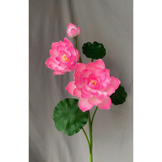 Hoa sen giả mẫu mới- Hoa sen xốp 105cm để cắm lọ, hoa xốp cắm lọ
