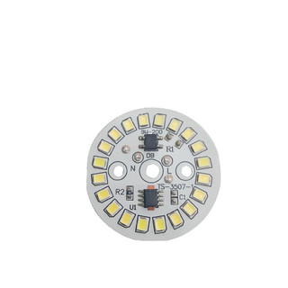 Chip led tròn 220V liền driver 7W, 9W sáng trắng