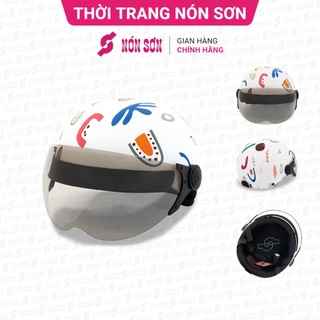  Mũ bảo hiểm trẻ em có kính NÓN SƠN chính hãng AKE-TR106 