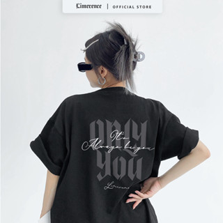  Áo thun form rộng LIMERENCE Basic Only you vải cotton cao cấp co giãn dày dặn Local Brand 