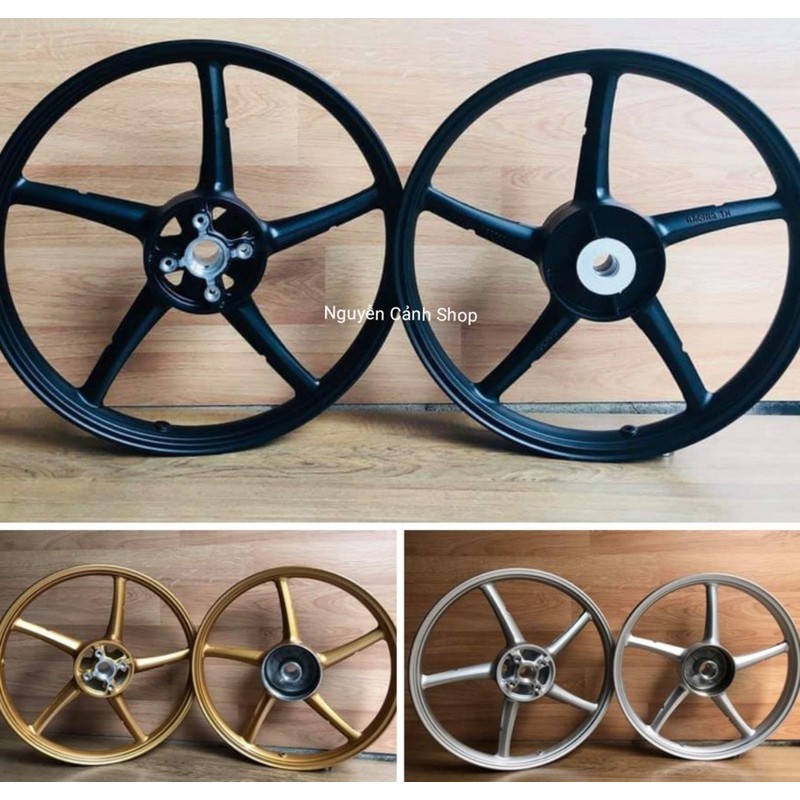 Mâm xe wave 5 cây racing boy 1 đĩa