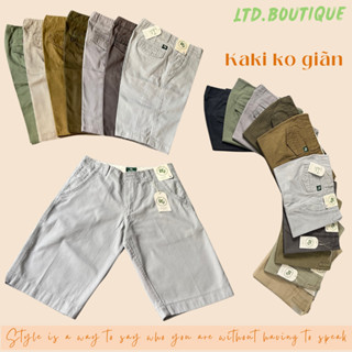 QUẦN SHORT KAKI NAM BIG SIZE LỬNG NGANG GỐI - LTD.BOUTIQUE - QUẦN KAKI KHÔNG CO GIÃN [HCM LTD109]