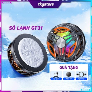 Quạt tản nhiệt điện thoại GT31 công suất 15W làm lạnh âm độ hỗ trợ chơi game, live stream
