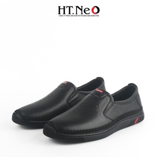 Giày lười nam - Giày mọi da bò HT.NEO Da bò thật 100% mềm mại, đế cao su êm chân, đường nét đơn giản nhưng tinh tế GM174