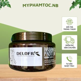 Kem hấp ủ tóc collagen chính hãng delofil hũ 500ml