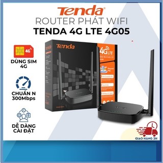 Bộ phát Wifi Tenda 4G / 3G  LTE 4G05 A B, Mixie có cổng LAN  dùng cho văn phòng xe khách Bảo Hành Chính Hãng