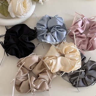 Dây cột tóc scrunchies vải nơ ruy băng size mềm nhẹ nhàng TIMSTORE