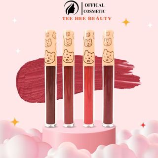 Set 4 thỏi son kem nhung lì NYXKISS dưỡng ẩm môi 4 màu chống dính (có bán lẻ)