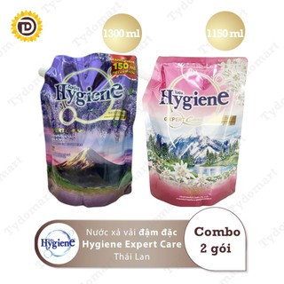 [NEW] Nước xả vải đậm đặc Hygiene Expert Care Best Origins 2 loại hương hoa mới Túi 1.3L