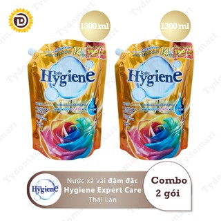 Nước xả vải đậm đặc hygiene expert care thái lan màu cam dung tích 1150-1300ml/túi