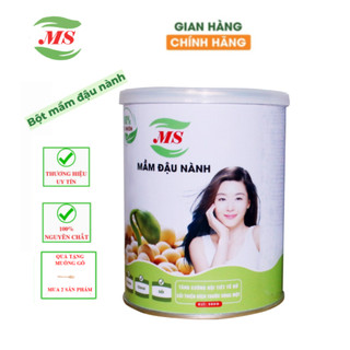 Mầm Đậu Nành Nguyên Xơ MS Tăng Vòng 1, Cải Thiện Nội Tiết Phụ Nữ Hộp 500g