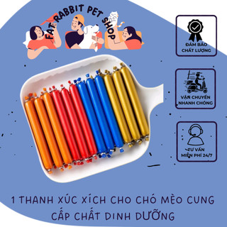 xúc xích cho chó mèo cung cấp chất dinh dưỡng🐶fat rabbit🐱freeship🐱hỏa tốc nội thành