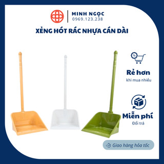 Xẻng hót rác nhựa cán dài, xẻng hokori - Nhựa Việt Nhật
